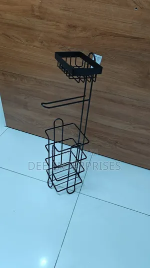Heavy-Duty Toilet Paper Holder Stand