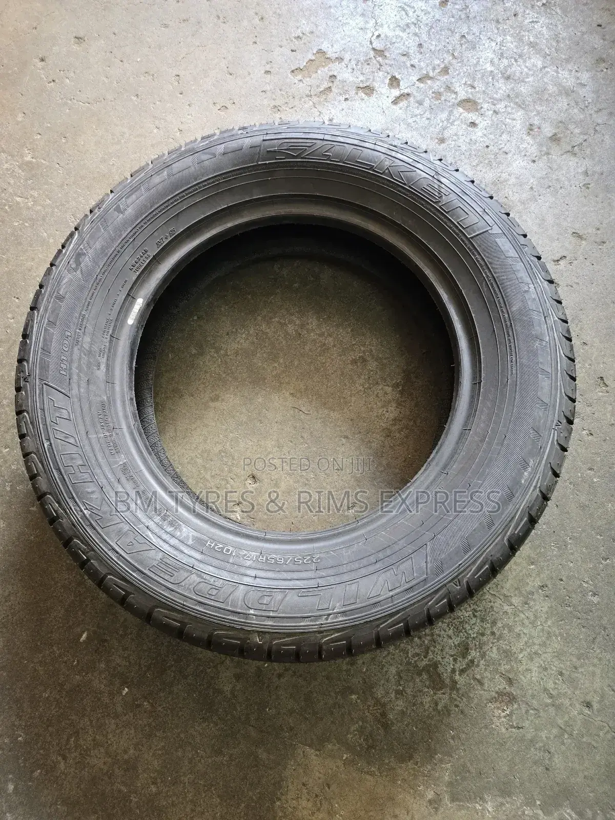 225 /65 R17 Falken Tyres (Highway Terrein) Japan.