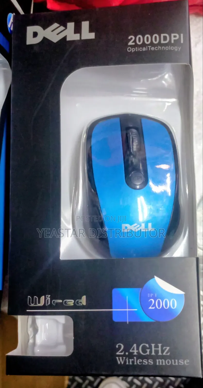 Dell 2000 Dpi 2.4 GHZ Wireless Optical Mouse