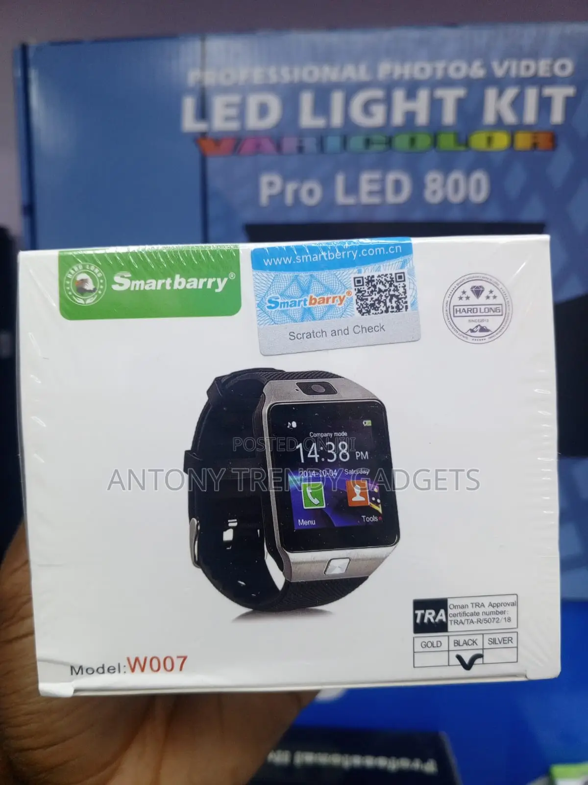 W007 Smartwatch With Camera Sim Pedometer Sleep Track