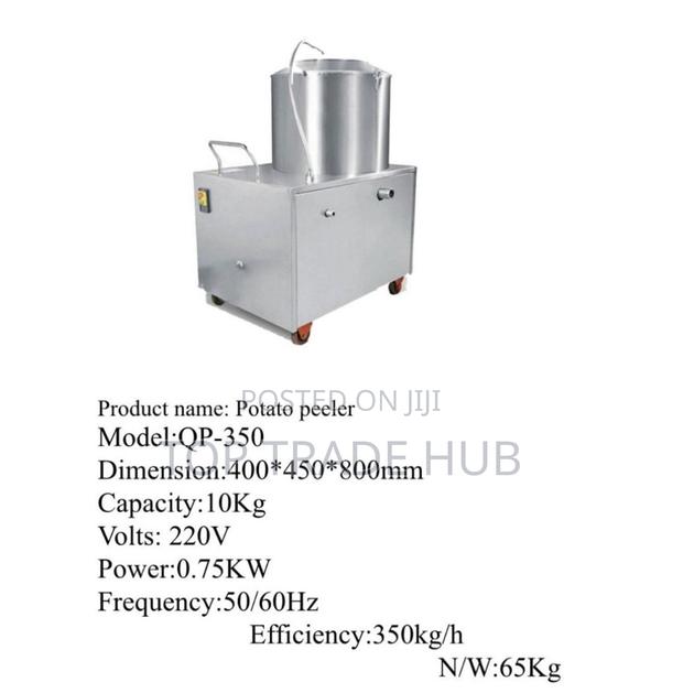 Premier Qp-350 Potato Peeler – 350kg/Hr | 1hp | 10kg Drum Capacity