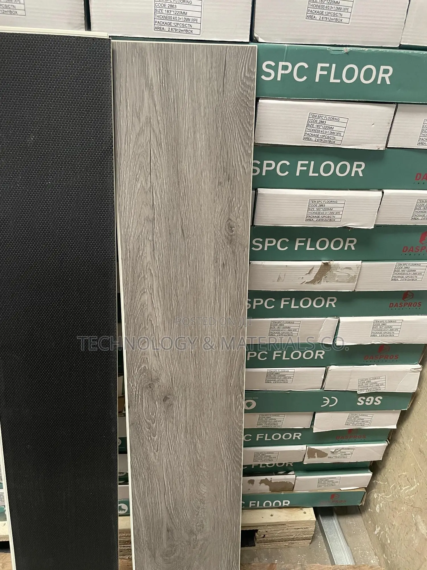 Daspros Silver Grey SPC Flooring-100% Waterproof