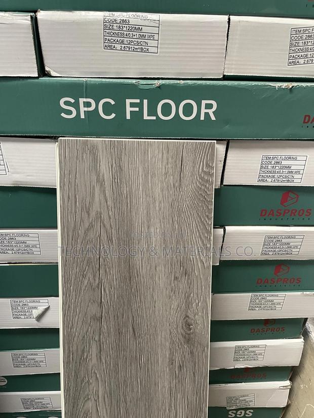 Daspros SPC Flooring- Platinum Grey