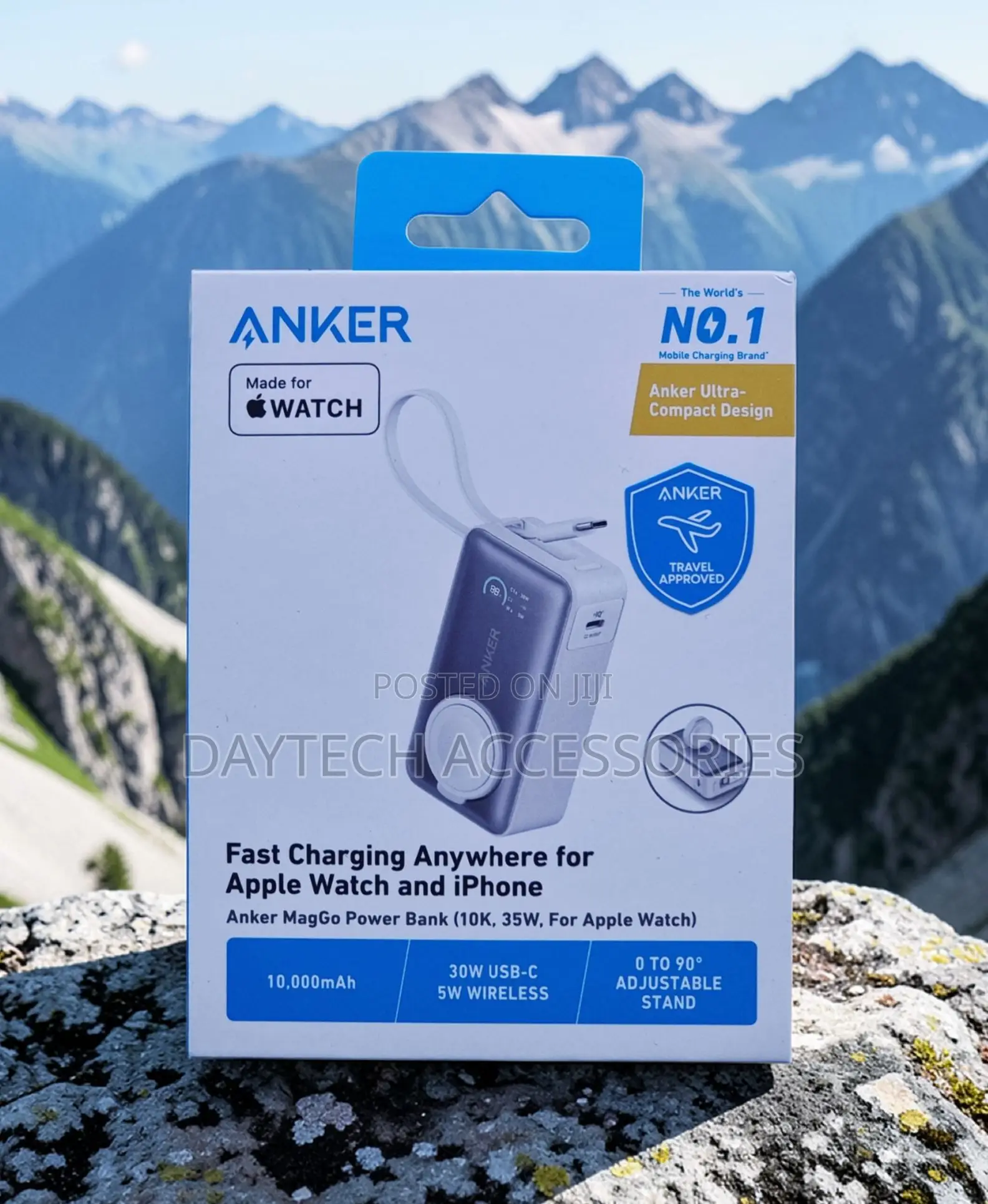 The Anker Maggo Power Bank (, 35w, for Apple Watch) - White
