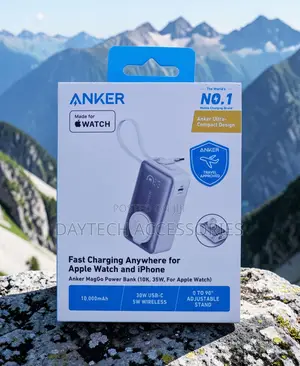 The Anker Maggo Power Bank (, 35w, for Apple Watch) - White