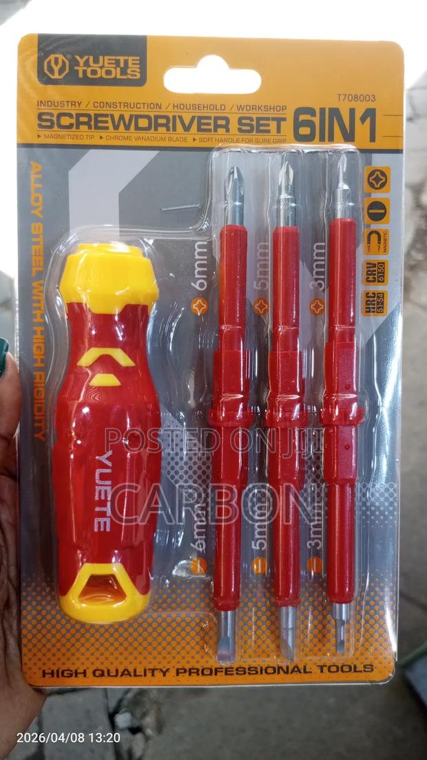 6 in 1 Screw Driver Set