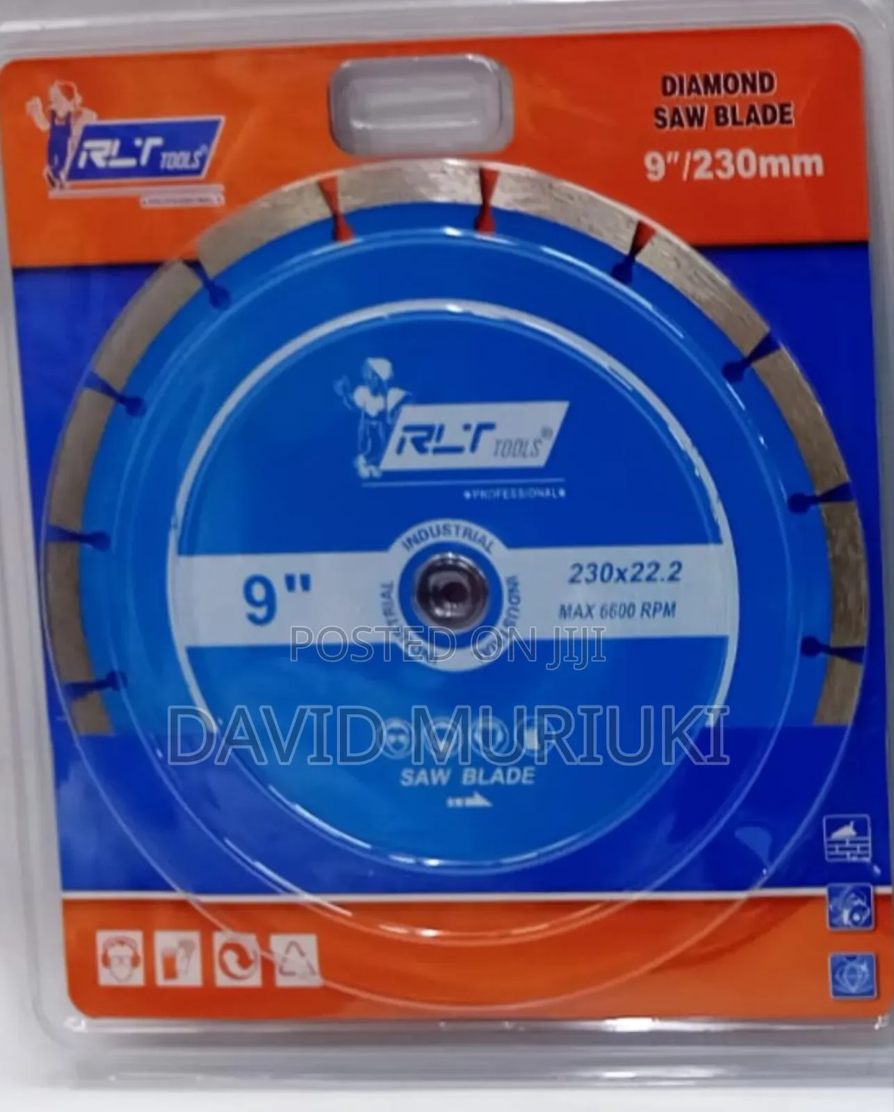 RLT Diamond Cutting Disc 9"