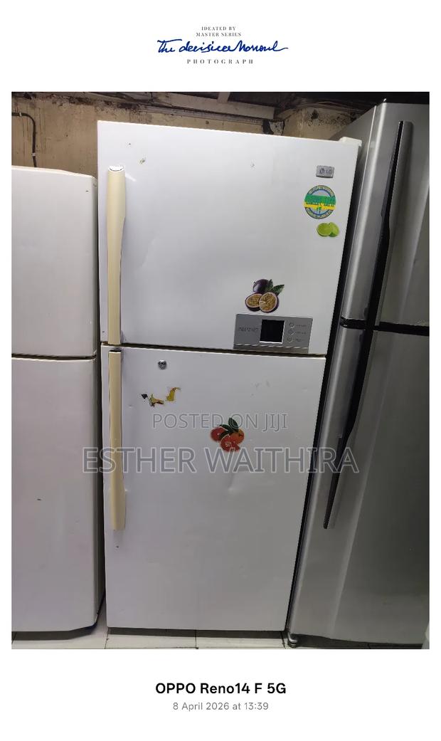 Green Life Pure White Lg Double Doors Fridge - thumbnail 2