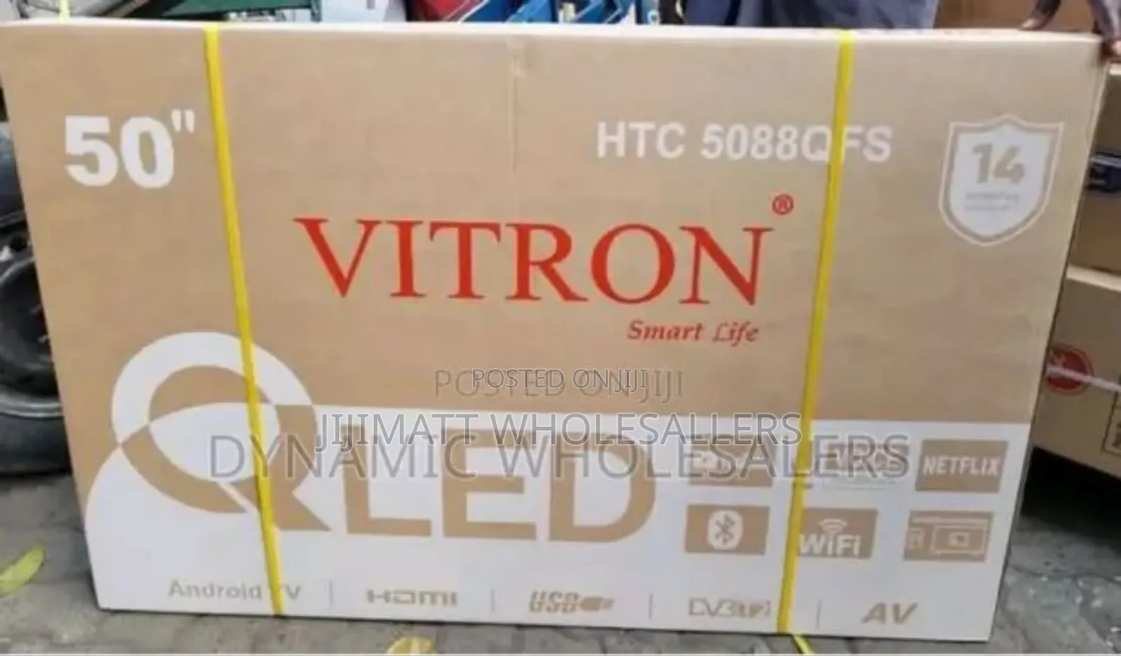 Vitron 50”Inches Smart Android Bt Qled Tv