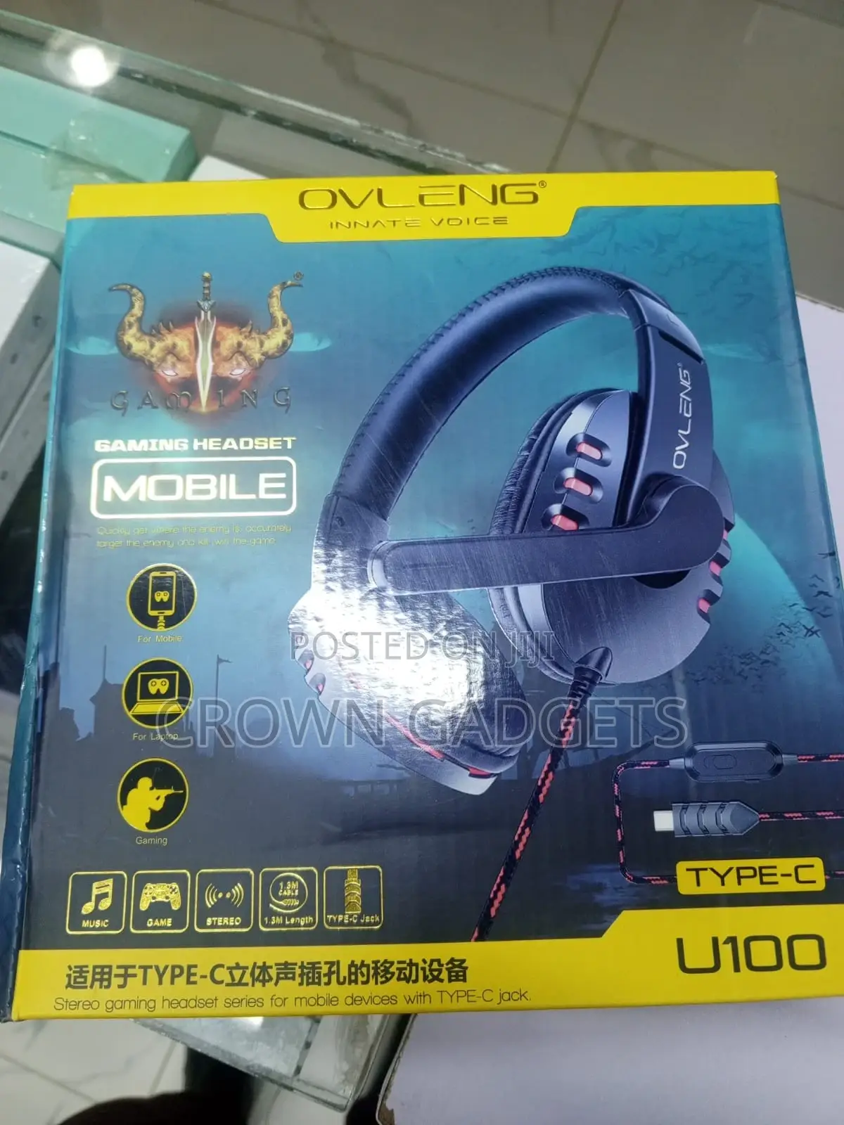 Ovleng Innate Voice Type-C Gaming Headset With Mic