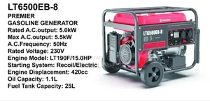 420cc Premier Gasoline Generator 5.5kw/Premier Gasoline Generator 25l