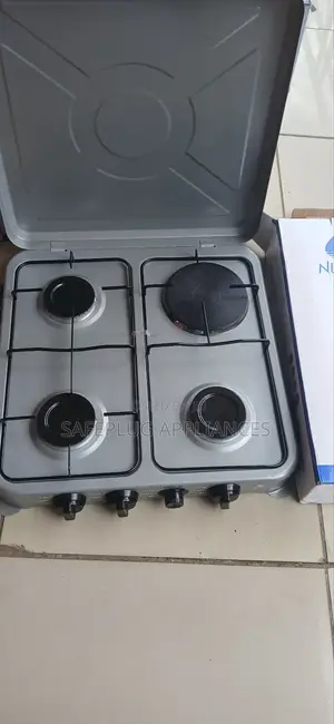 Nunix 3 Gas + 1 Electric Table Top Cooker With Auto Ignition