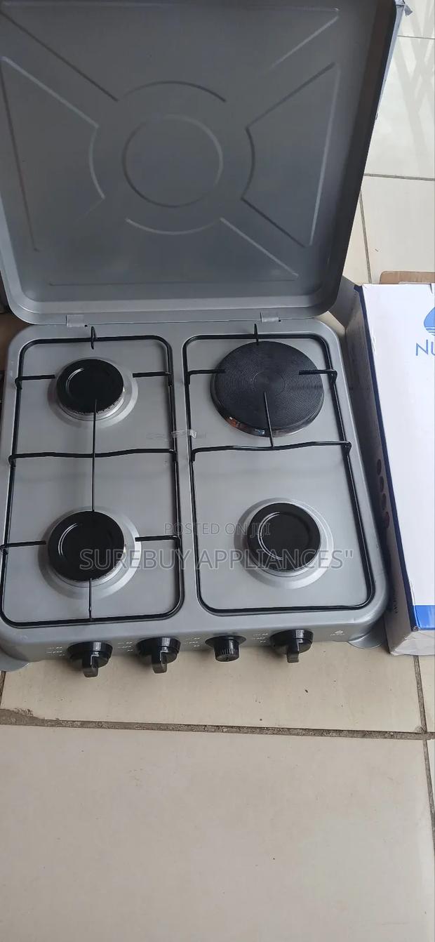 Nunix 3 Gas + 1 Electric Table Top Cooker With Auto Ignition