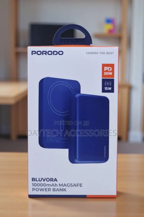 Porodo Oranzo 10000mah Wireless Magsafe Power Bank.
