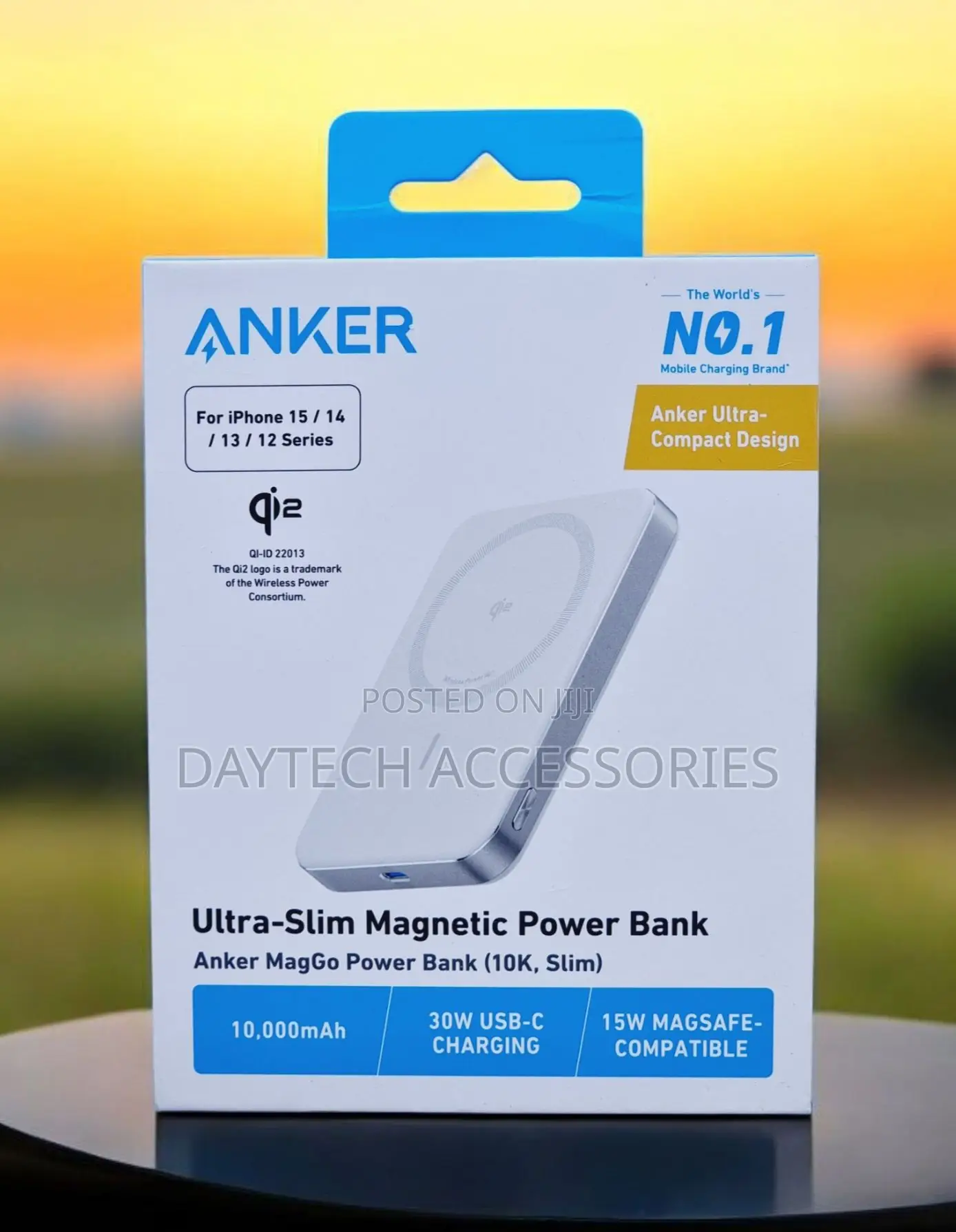 Anker Ultra Slim Magnetic Wireless Power Bank (10.000mah)