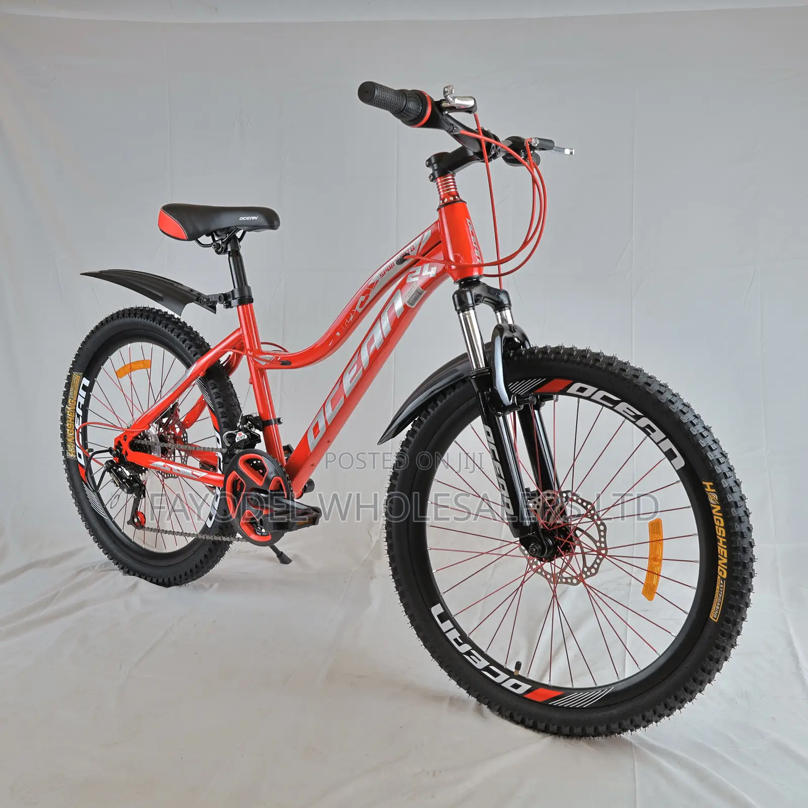 Ocean Bike Size 24 (10years+) With Gear Mech Disc Bicycle