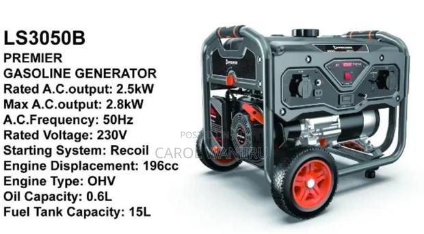 2.8kw Premier Gasoline Generator /196cc Premier Gasoline Generator