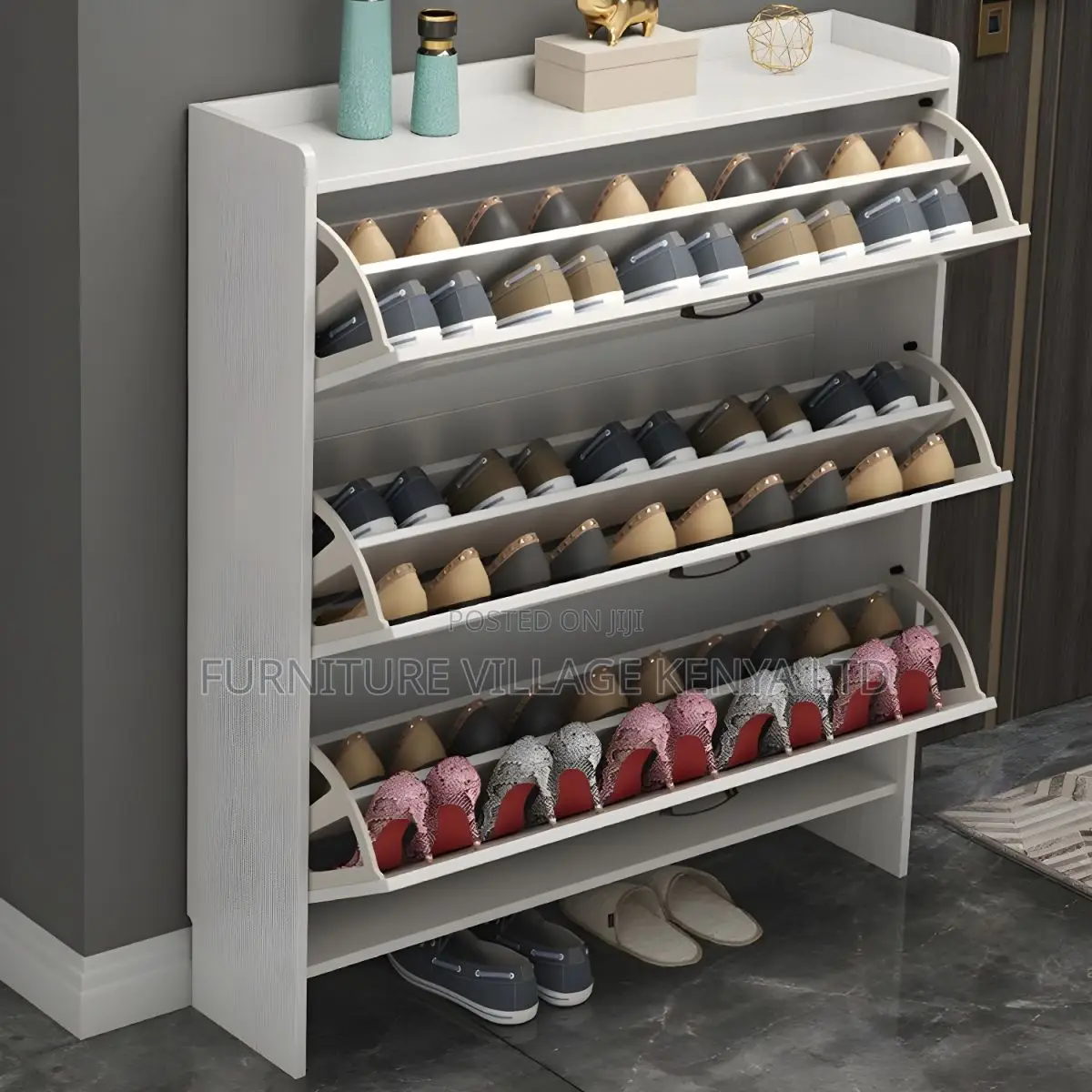 Shoe Cabinet/Rack ; Wooden Storage Shoe Rack