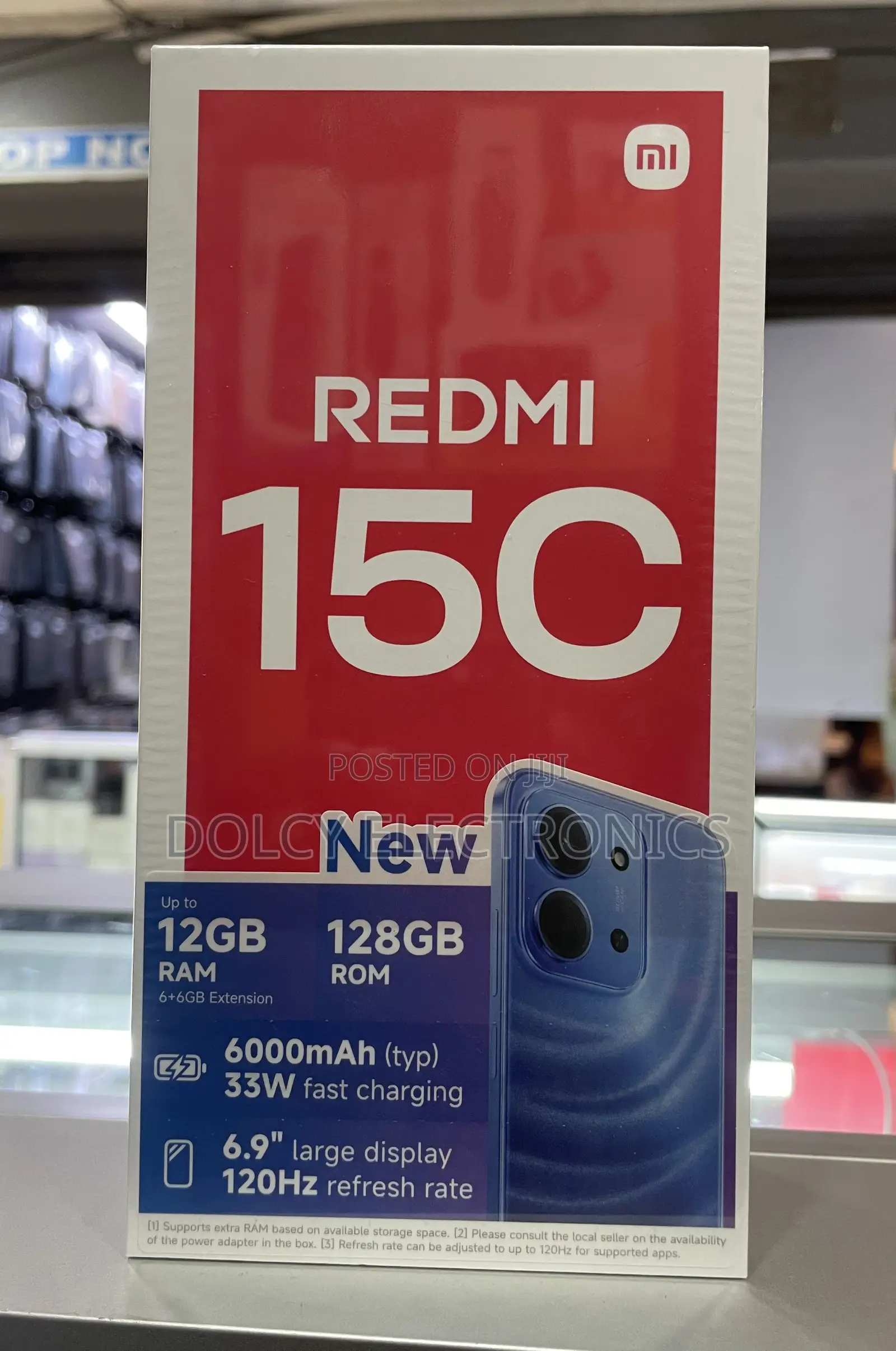 New Xiaomi Redmi 15C 4G 128 GB Blue