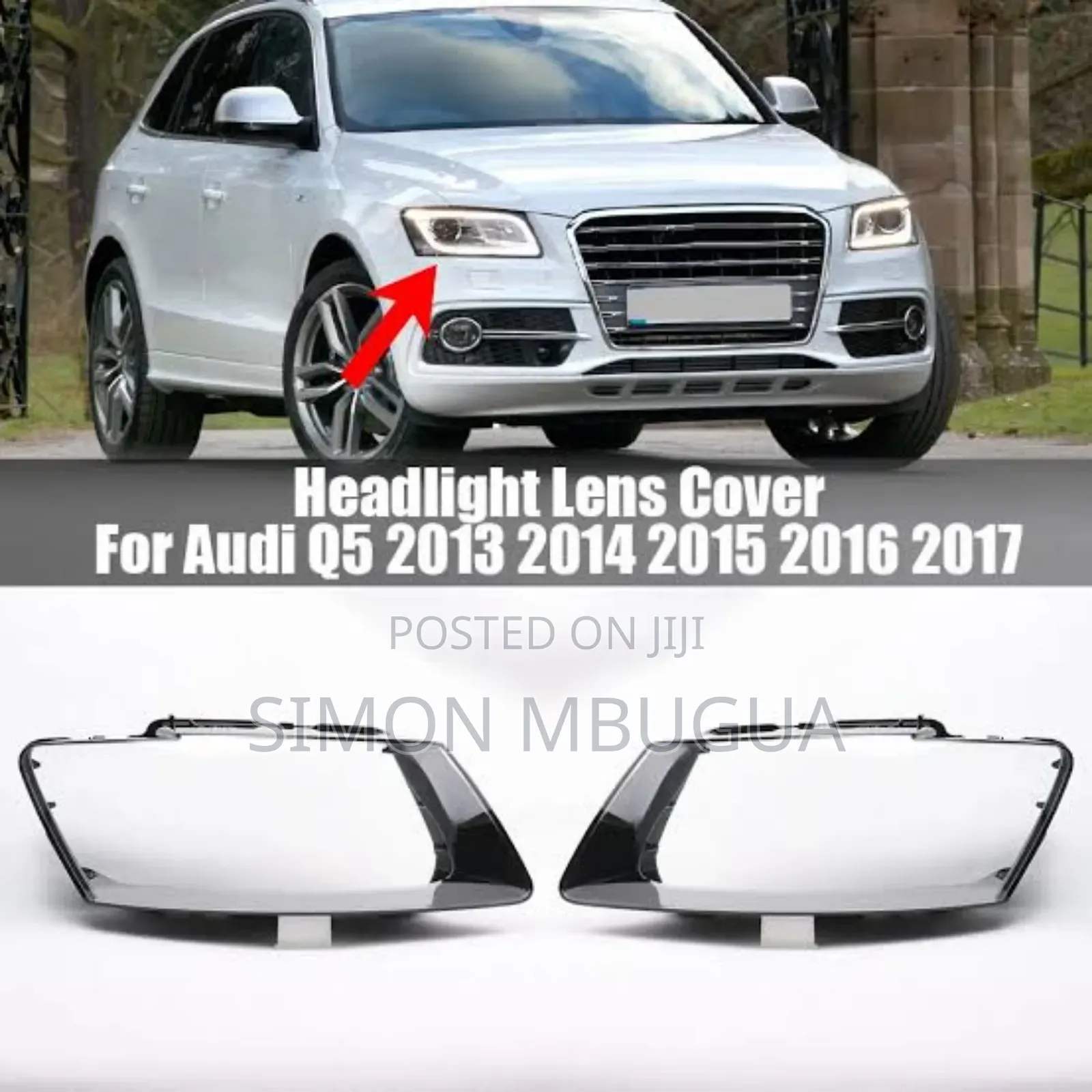 Audi Q5/Sq5(8r) 2013-2017 Headlight Lens