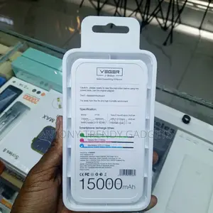 Veger V11w Power Bank 15000mah Fast Charging Portable Charger