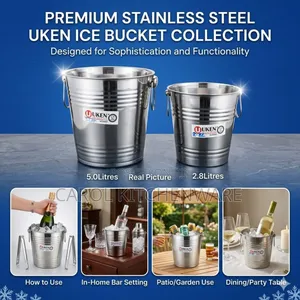 5 LTR Stainless Steel Ice Bucket