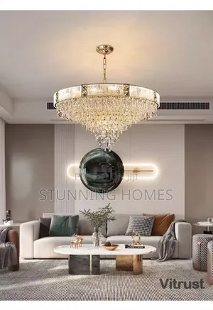 Luxury Gold Crystal Chandelier