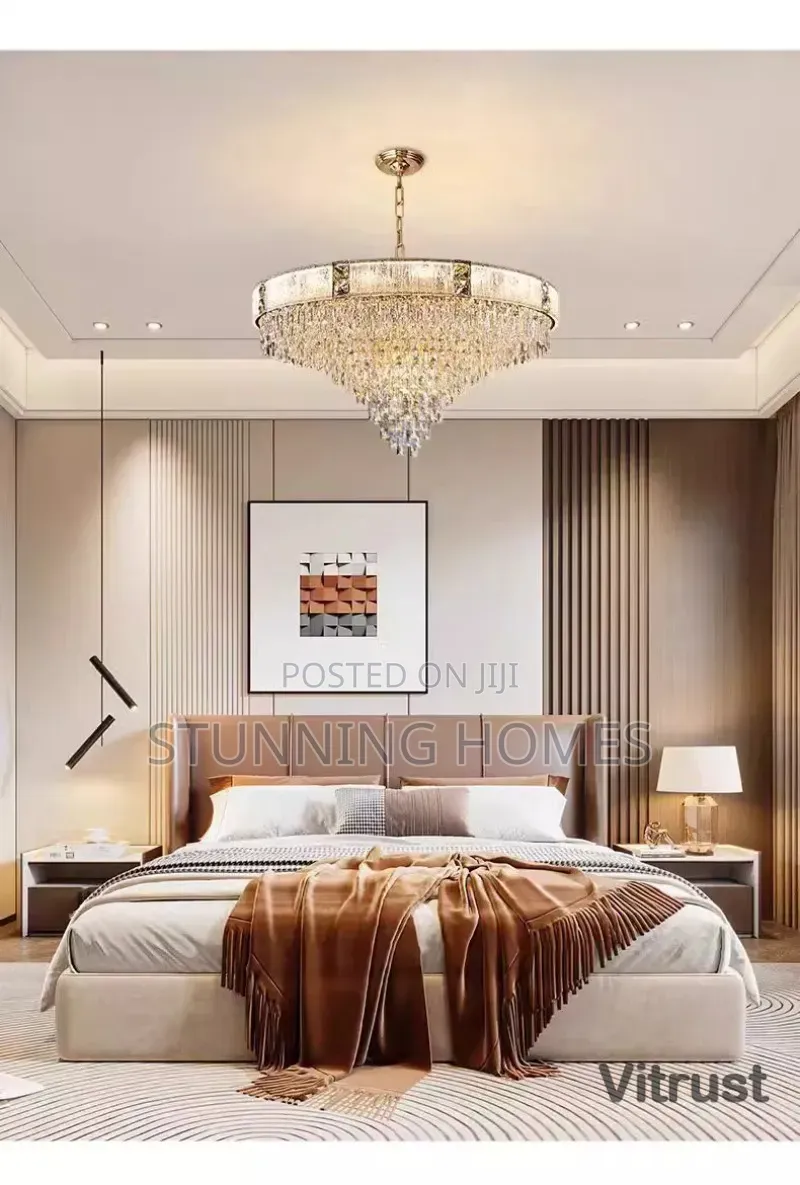 Luxury Gold Crystal Chandelier