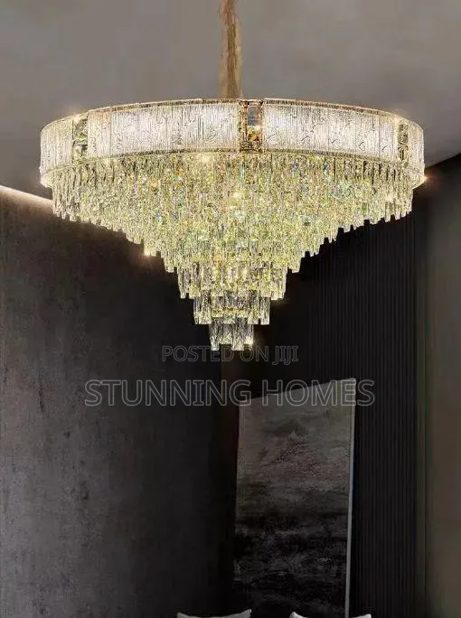 Luxury Gold Crystal Chandelier