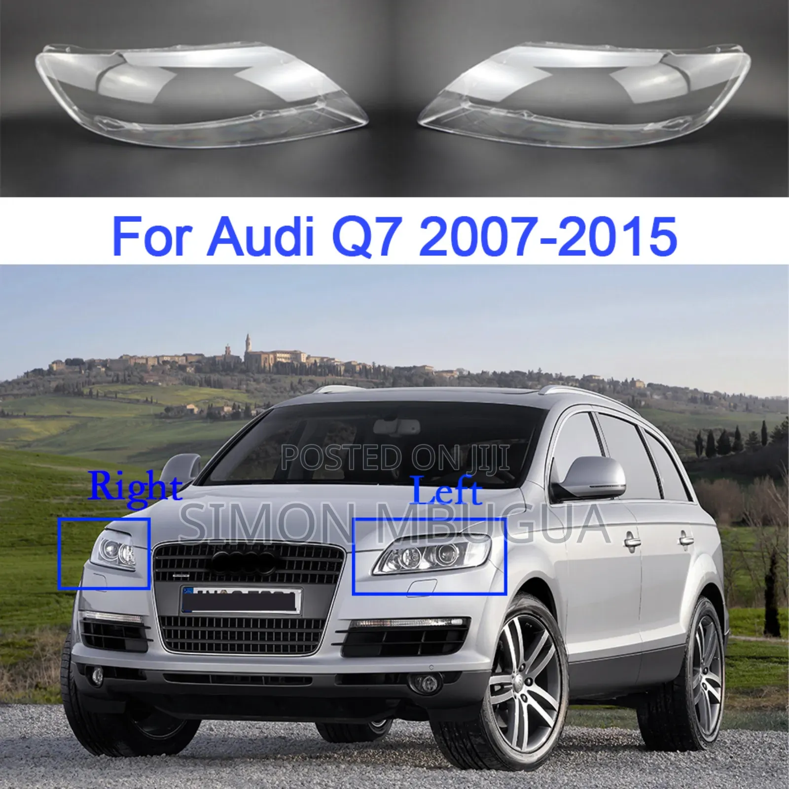 Audi Q7 4l 2005-2015 Headlight Lens