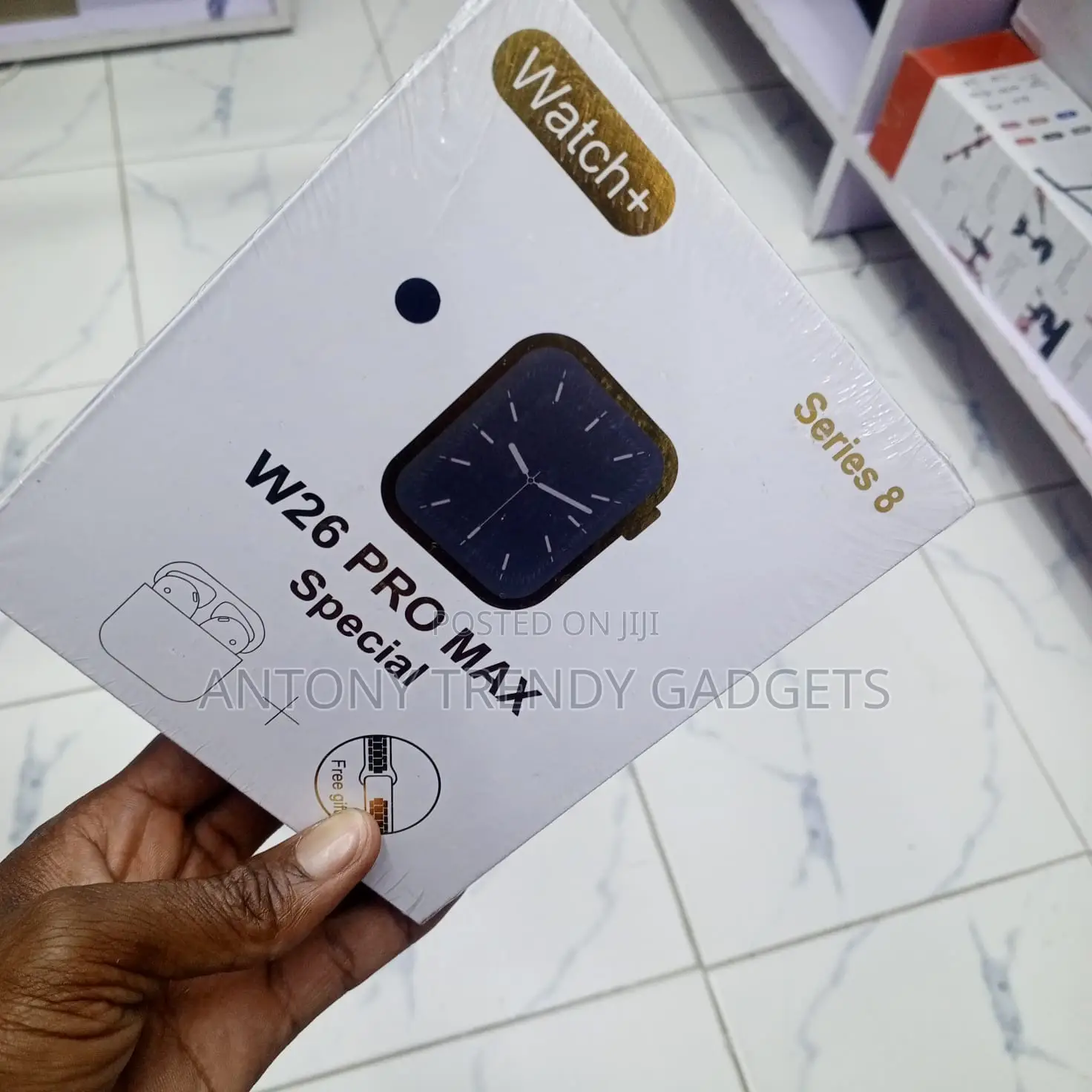 W26 Pro Max Smartwatch Combo With Earbuds Android Ios