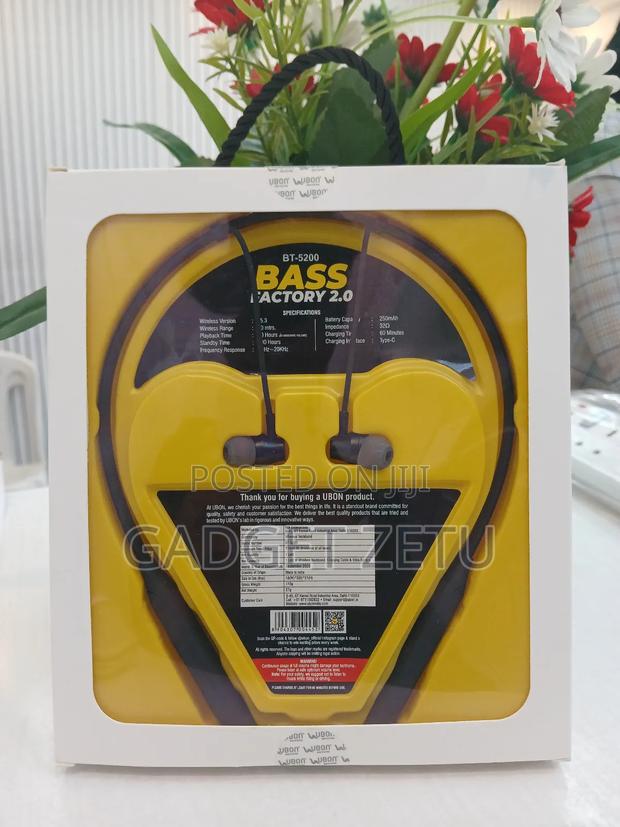 Ubon Black Neckband Bt-5200 - thumbnail 2