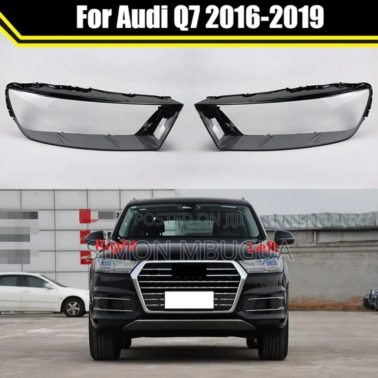 Audi Q Headlight Lens