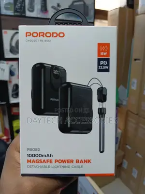 Porodo 10000mah Magsafe Wireless Power Bank (Model Pb082).