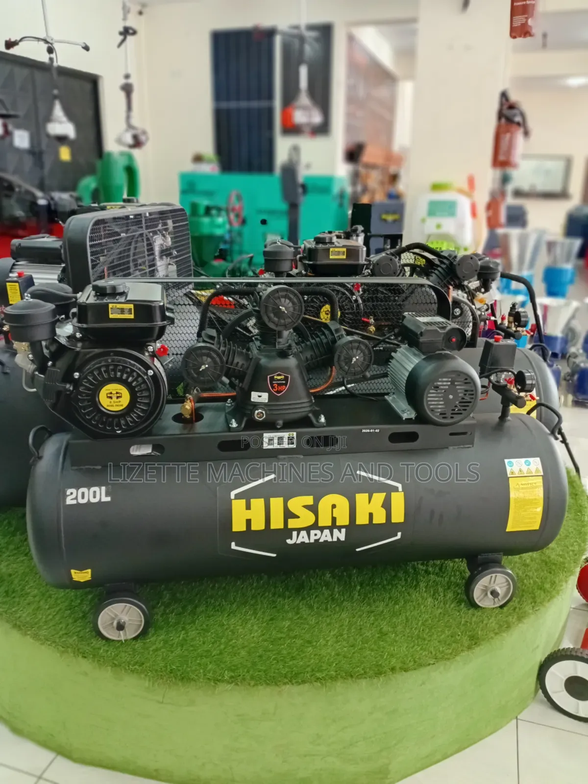 Hisaki 200l Heavy Duty Air Compressor