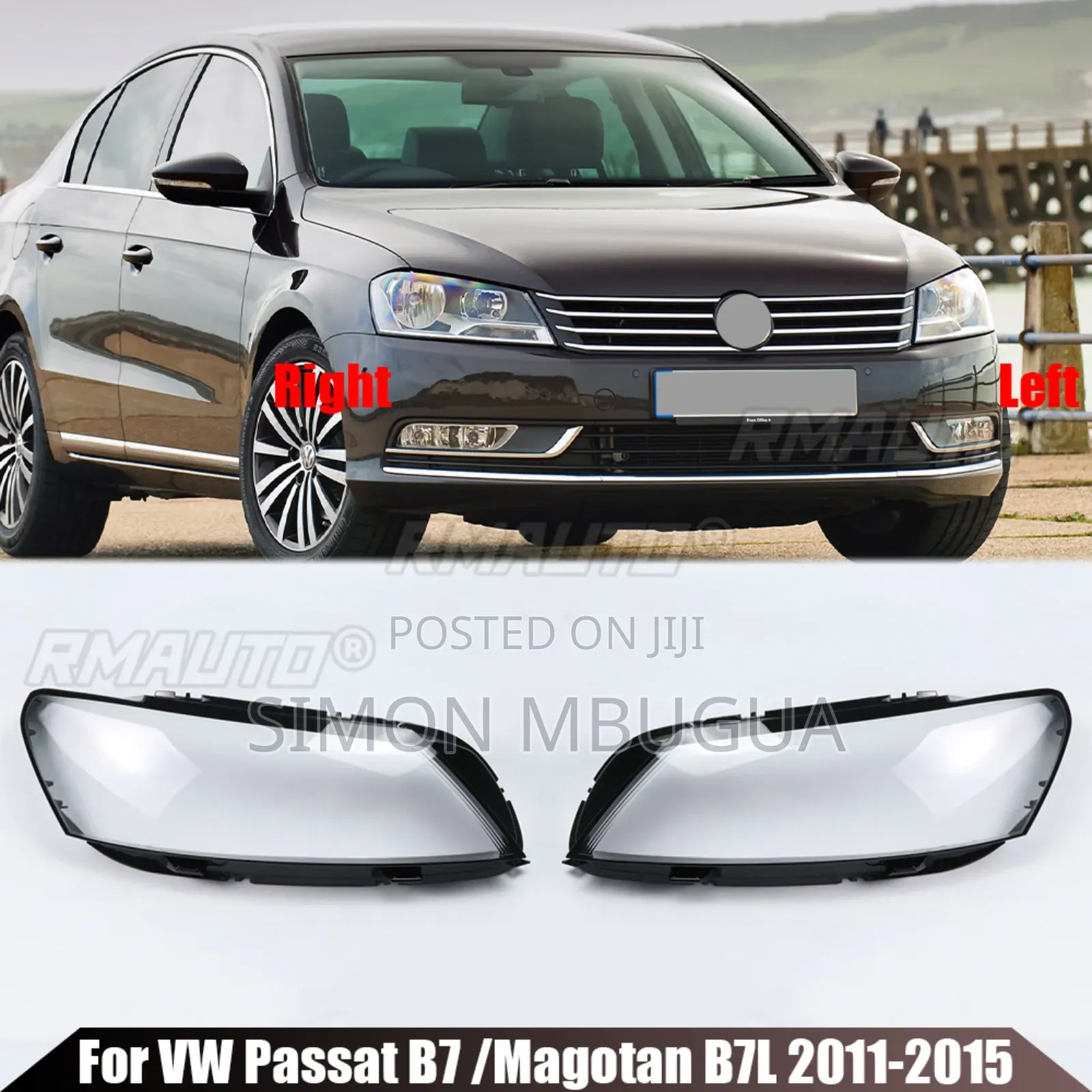 Volkswagen Passat B Headlight Lens