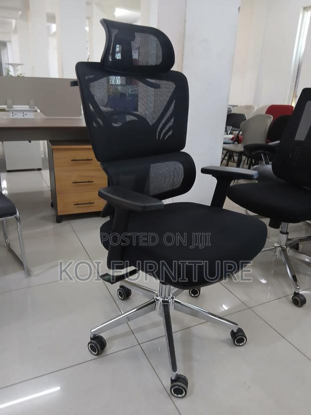 Office Chairs; High Back Orthopedic Multi Segment Office Seat
