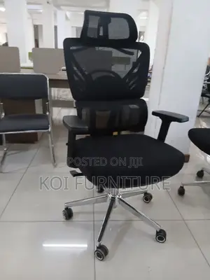 Office Chairs; High Back Orthopedic Multi Segment Office Seat