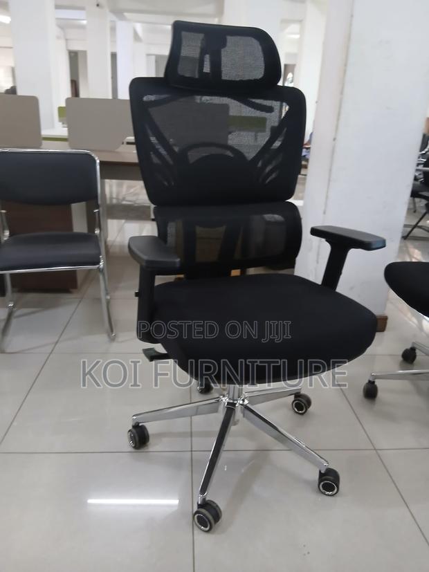 Office Chairs; High Back Orthopedic Multi Segment Office Seat - thumbnail 2