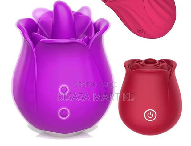 2-in-1 Rose Massager – Dual Mode, Waterproof, Rechargeable