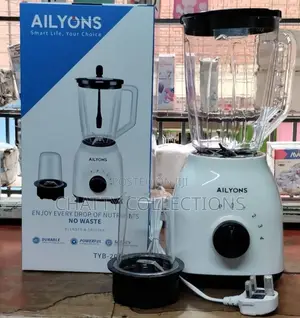 1.8 LTRS White Ailyons 2 in 1 Blender