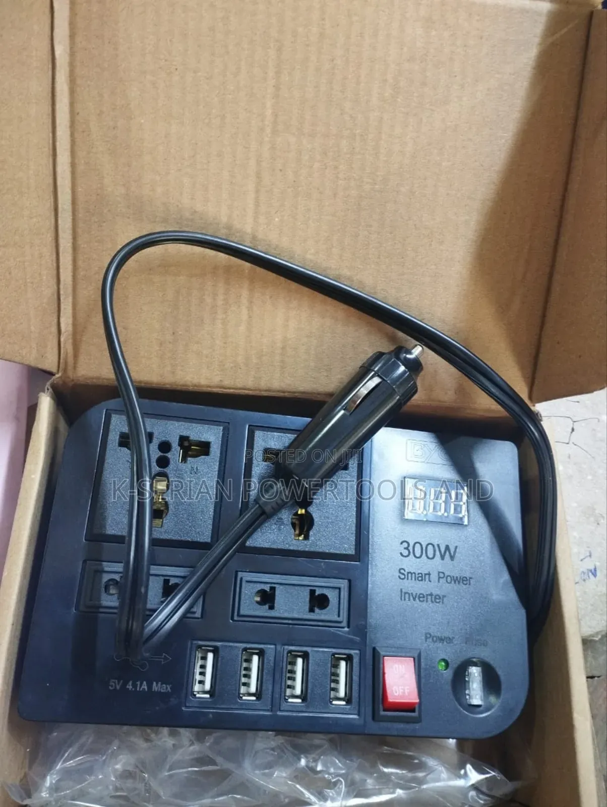 Dc Car Inverter Socket 300w/300w Dc 2 Port Car Socket