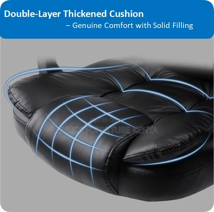 Ergonomic Leather Director's Swivel Chair