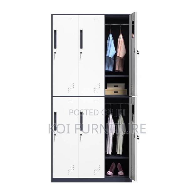 Office Cabinetl; Six Gray Lockers Executive Metallic Cabinet - thumbnail 3