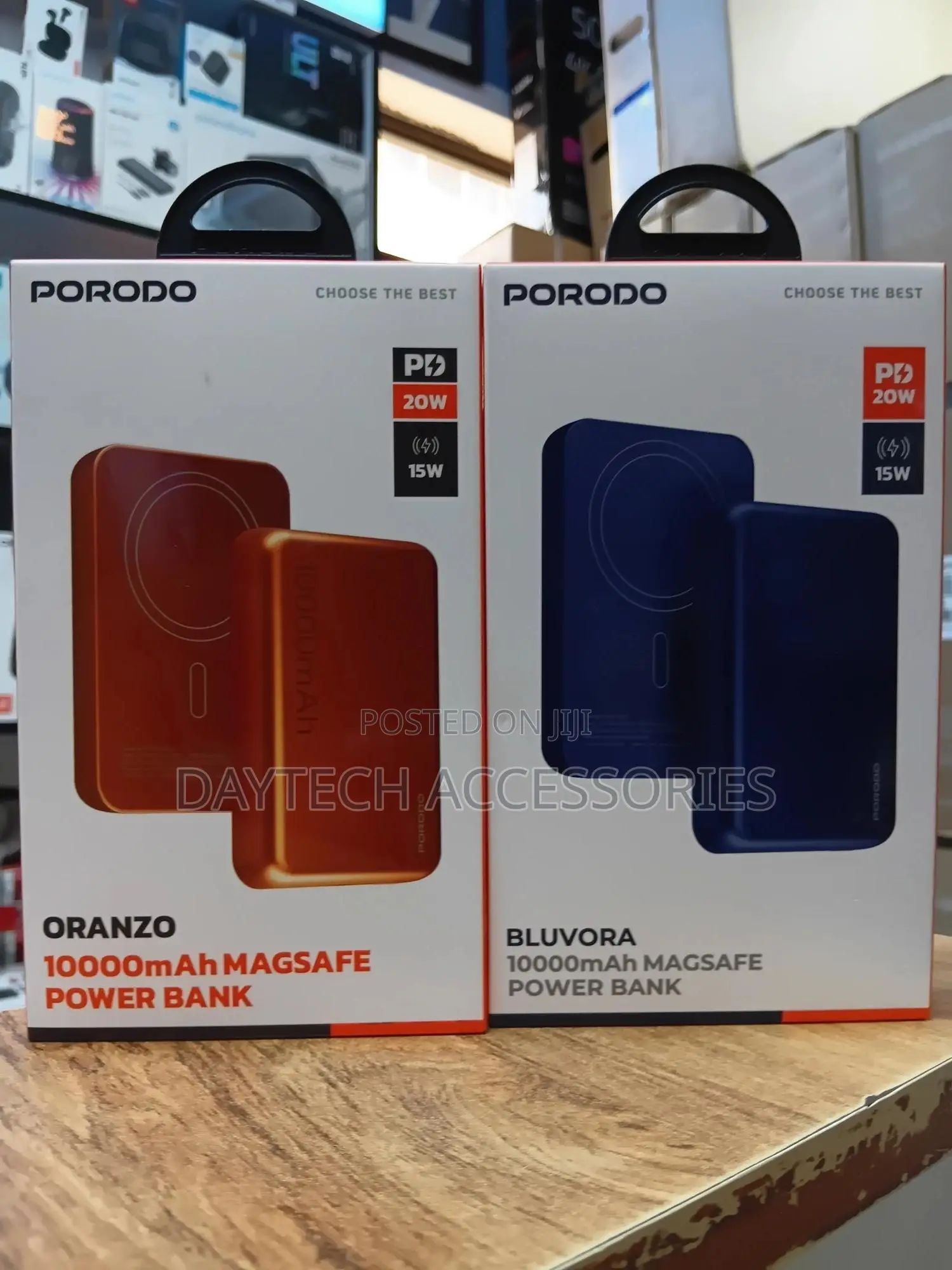 Porodo 10000mah Magsafe Power Bank With 15w Wireless - Orange