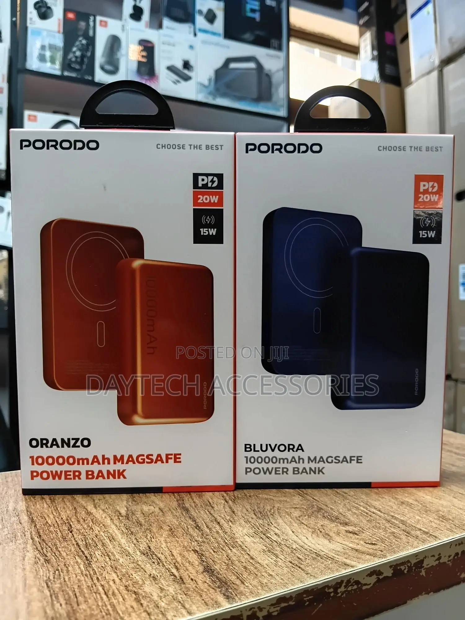 Porodo 10000mah Magsafe Power Bank With 15w Wireless - Orange