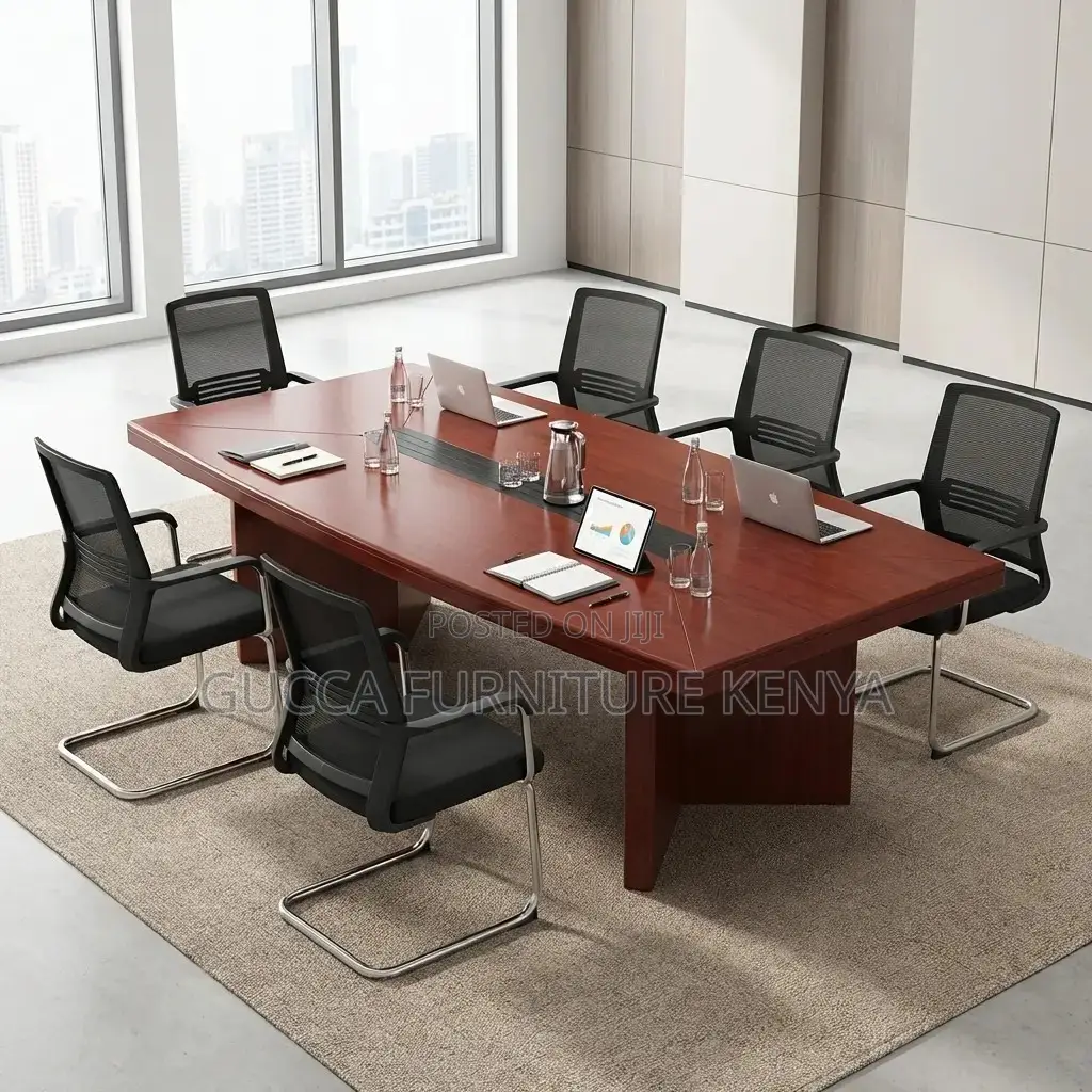 Mahogany 2.4 Meters Office Meeting Board Table