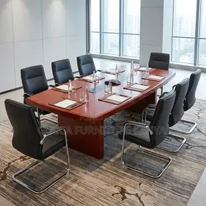 Mahogany 2.4 Meters Office Meeting Board Table