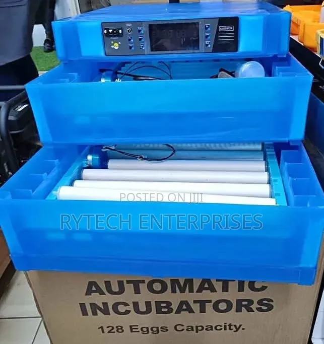 Automatic Ac/Dc Egg Incubator 128 Eggs Capacity