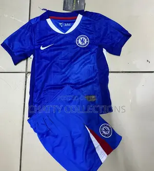 Unisex 2 in 1 Kids Chelsea Jerseys Short+Shirt